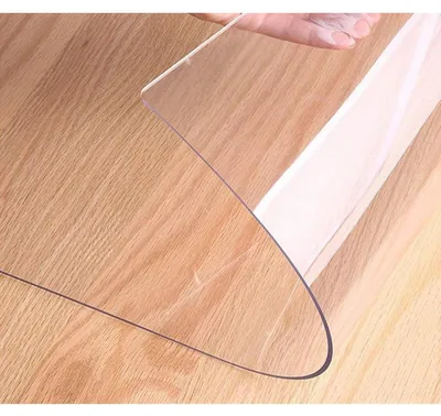 Zdjęcie produktu dla Przezroczysta podkładka pod biurko, 60x30 cm, odporna na ciepło, antypoślizgowa, wykonana z PVC