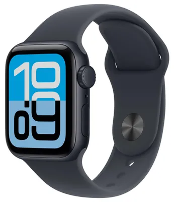 Produktbild von Watch SE 3, GPS, 44mm, Mitternacht Aluminiumgehäuse mit Mitternacht Sportarmband - S/M