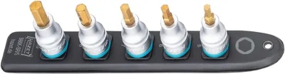 Immagine prodotto di Set di chiavi a bussola HAZET 986K-SR/5 245 mm manuale (funzionamento manuale)