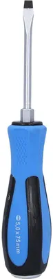 Image de BRILLIANT TOOLS Tournevis plat avec embout de frappe 5,0 x 75 mm - BT031049