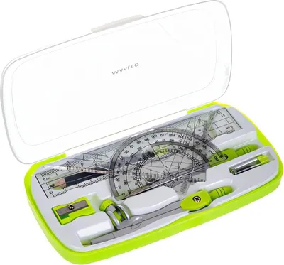 Obrázek produktu pro Maaleo 26170 Geometrická sada v pouzdře 10 kusů, zelená