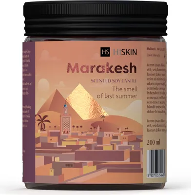 Image de HISKIN Home Marakesh Sojakerze 200 ml