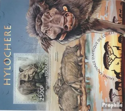 Produktbild von Briefmarken Togo 2013 Mi Block 786 (kompl. Ausgabe) postfrisch Waldschwein (Hylocherus meinertzhageni)