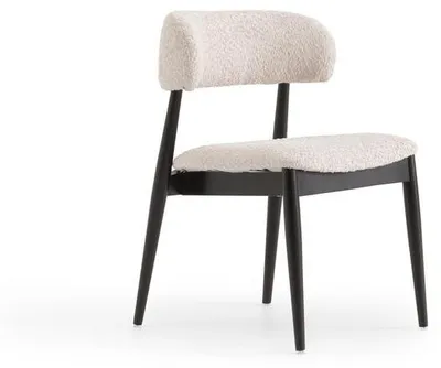 Obrázok produktu pre Béžová drevotextilná stolička v elegantnom dizajne