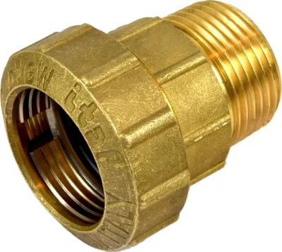 Produktbild von Agora-Tec® Messing Fitting Kupplung 25 mm x 3/4 Zoll AG (26,4 mm) für PE-Rohr 25 mm