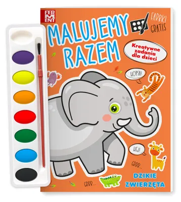 Immagine prodotto di Książka Malujemy Razem z Farbkami i Perforacją