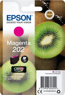 Zdjęcie produktu dla Wkład do drukarki Epson 202 (C13T02F34010) magenta