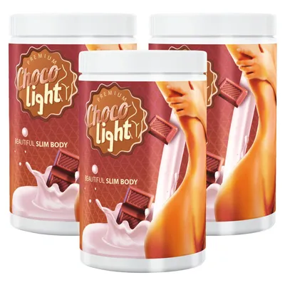 Immagine prodotto di 3x Choco Lite – frullato al cacao che favorisce il metabolismo, integratore alimentare 120 g