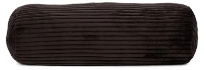 Produktbild von GÖZZE Cord Kissenrolle weiche gefüllte Mikrofaser-Kissenrolle in Cordoptik mit samtweicher Rückseite Braun 70 x 22 cm