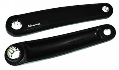 Produktbild von Miranda set Kurbeln E-Bike 170 mm Aluminium schwarz