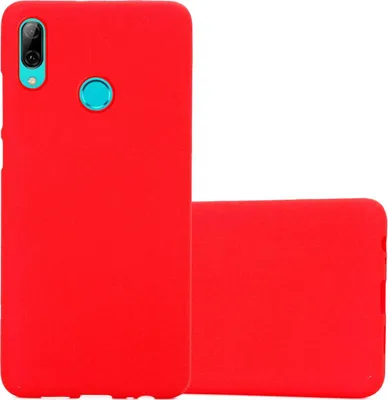 Produktbild von Cadorabo Schutzhülle für Honor 10 LITE / Huawei P SMART 2019 Hülle in Rot Handyhülle TPU Etui Cover Case