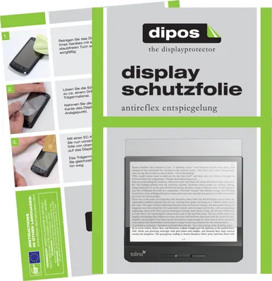 Produktbild von 2x Schutzfolie für Tolino Vision 5 matt Displayschutzfolie Folie Display Schutz dipos