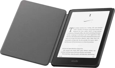 Produktbild von Amazon Kindle B0CM7ZXQWC, Hülle, Amazon, Kindle Paperwhite, Kindle Colorsoft, 1 Stück(e), Schwarz, Mikrofaser, Polyurethan (PU), Mais, Viskose
