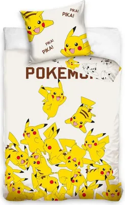 Immagine prodotto di Set di biancheria da letto Pokémon Pile-Up 140x200 cm in microfibra