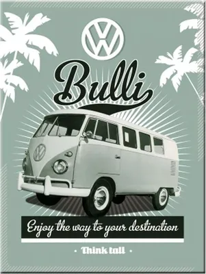 Produktbild von Nostalgic-Art - Magnet 6 x 8 cm - Volkswagen - VW Retro Bulli