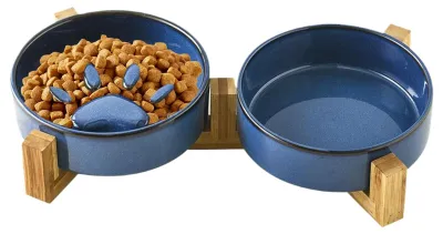 Zdjęcie produktu dla Zestaw misek ceramicznych do karmy i wody dla psów