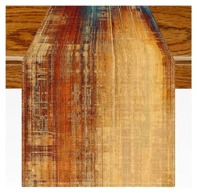 Produktbild von Moderner bunter Tischläufer für Frühling und Herbst, 40 x 140 cm