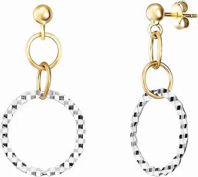 Produktbild von Der Kettenmacher Fantasy Ohrstecker 925/- Sterling Silber 5,6cm mehrfarbig ohne 148220007