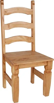 Produktbild von MiaMöbel Esszimmerstuhl Mexico Möbel 48x107x46 cm Landhausstil Massivholz Pinie Honig