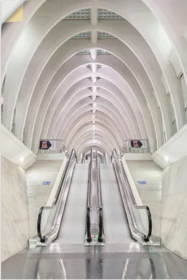 Produktbild von ARTland Wandbild, selbstklebend Die Rolltreppe Größe: 40x60 cm