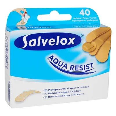 Immagine prodotto di Salvelox Aqua Resist medicazioni di grande formato 40 pezzi
