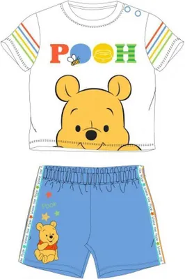 Produktbild von Winnie Puuh Baby-Bekleidungsset für Jungen | Kurzarm | weiß-blau,62