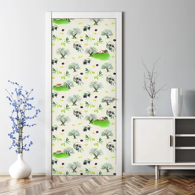 Produktbild von Dekorative Türaufkleber Aufkleber selbstklebend Abnehmbarerdeko Zarte Lavendelblüten 70 x 200 cm