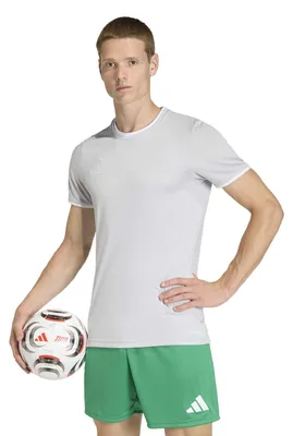 Productafbeelding van adidas heren Entrada26 trainingsshirt, teamkleur lichtgrijs/wit, maat M