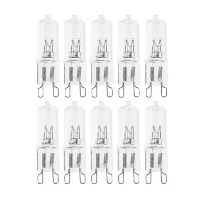 Produktbild von 10 x G9 Halogen Stiftsockellampe 25W 230V klar Halogenlampe warmweiß 2700K dimmbar