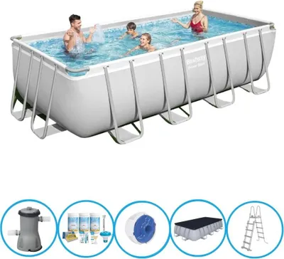 Obrázek produktu pro Bestway - Pool Power Steel - obal na bazén - 488x244x122 cm