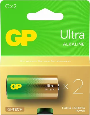 Productafbeelding van GP GPULT14A753C2 2 GP Batterien ULTRA Baby C 1,5 V