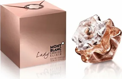 A product shot of a perfume box and bottle.