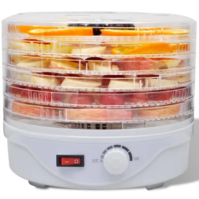 Zdjęcie produktu dla vidaXL Odwadniacz okrągły 250 W 6 półek