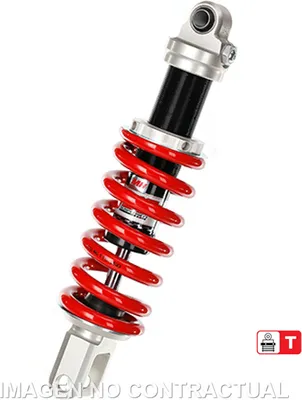 Obrázek produktu pro Zadní mono tlumič řady E302 vhodný pro Yamaha YBR 250/Fazen (07-13) ME302-280T-11-85