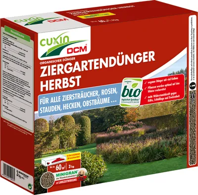 Produktbild von CUXIN DCM Ziergartendünger Herbst 3 kg
