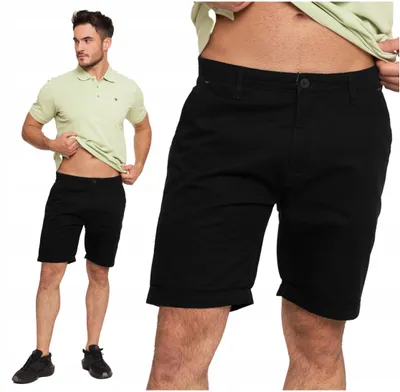 Immagine prodotto di Moraj | Pantaloncini da uomo - Taglia S - Pantaloni corti neri - Pantaloncini in cotone - Pantaloncini neri in cotone