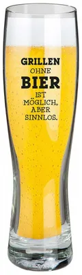 Produktbild von Gilde Weizenbierglas Bierglas Grillen ohne Bier Glas