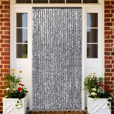 Immagine prodotto di The Living Store Tenda zanzariera marrone e beige 90x220 cm in ciniglia