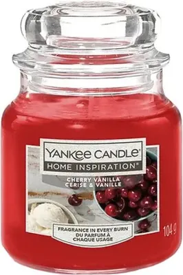 Produktbild von Yankee Candle Duftkerze Kleines Glas Cherry Vanilla 104 g, rot