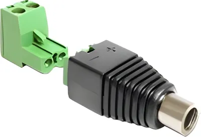 Immagine prodotto di Adattatore DELOCK morsettiera 2pin -> DC 2,1 x 5,5mm Bu 2-