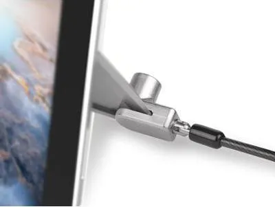 Produktbild von Hamlet Sicherheitskabel für Tablet 2m Schwarz XPADLOCK200MS mit Schlüssel