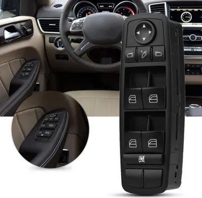 Obrázek produktu pro Hlavní spínač elektrického ovládání oken pro Mercedes Benz GL320 GL350 ML320 ML350 R63 2007-2012 2518300290