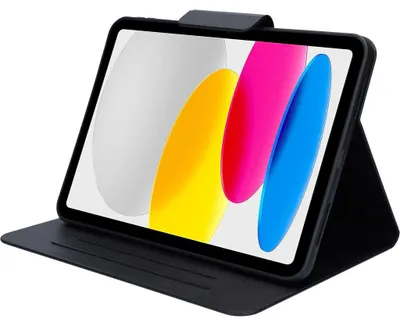 Produktbild von Mobiparts Classic Folio Klapphülle für iPad 11 (2025) - mit Standfunktion Kunstleder Schwarz