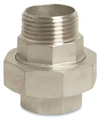Immagine prodotto di Raccordo Filettato Acciaio Inox 3/8", Conico