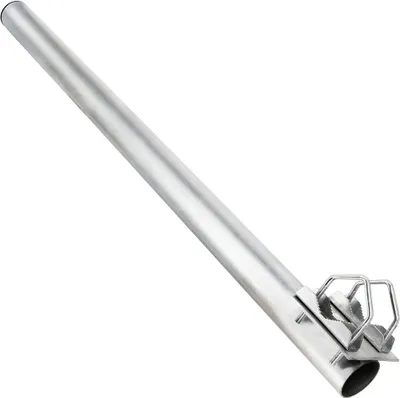 Produktbild von Mast Stahl 50cm mit 2 Zahnschellen für Geländer : 50cm