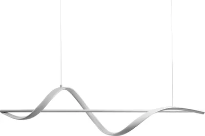 Obrázok produktu pre BELIANI LED závesná lampa biela kovová moderné geometrické závesné tienidlo