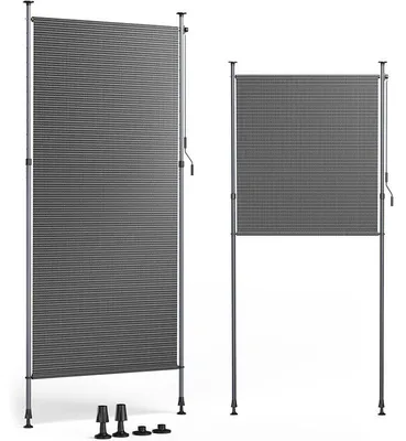 Obrázek produktu pro Markýza s upínacími svorkami HLS023-4, 200 x 270 cm, šedá