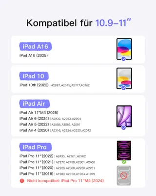 Obrázok produktu pre inateck BK2007_PURPLE inateck Keyboard iPad 13" puple 10th Generation Compatible