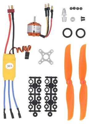 Produktbild von RC Motor ESC Propeller Kit 2212 6T 2200KV Bürstenlos 30A Zubehör für F450 550 Quadcopter