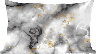 Produktbild von MuchoWow® Zierkissen Sofakissen Wohnzimmer Dekokissen 60x40 cm Achat - Gold - Marmor - Edelsteine - Kopfkissen - Polster mit Foto